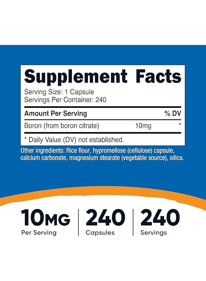 نيوتريكوست، بورون، 10 ملغ، 240 كبسولة - Image 2